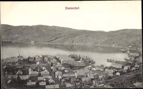 Ak Hammerfest Norwegen, Panorama