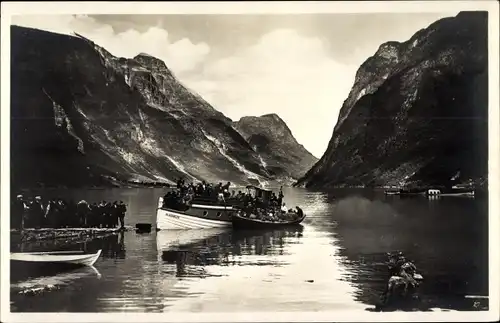 Ak Norwegen, Oldensee, Fähre