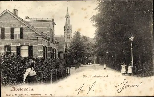 Ak Apeldoorn Gelderland, Piet Joubertstraat