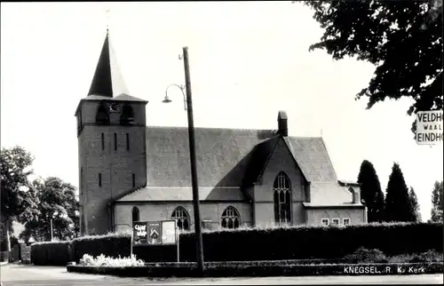 Ak Knegsel Nordbrabant Niederlande, R. K. Kerk