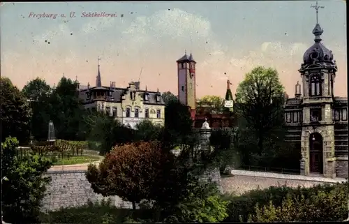 Ak Freyburg an der Unstrut, Sektkellerei