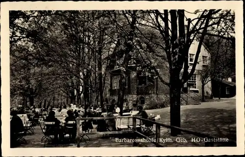Ak Rottleben Kyffhäuserland, HO Gaststätte Barbarossahöhle