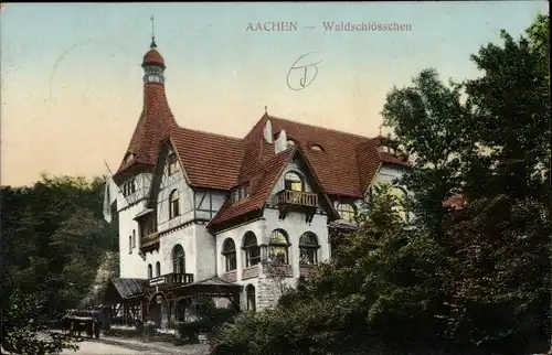 Ak Aachen in Nordrhein Westfalen, Waldschlösschen