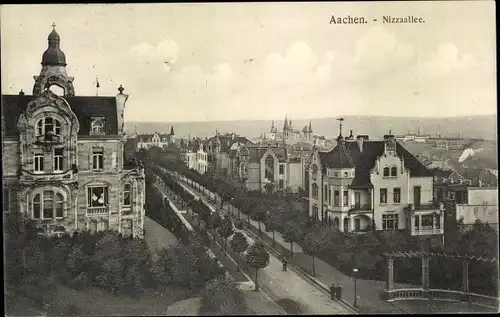 Ak Aachen in Nordrhein Westfalen, Nizzaallee