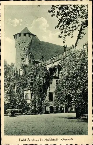 Ak Michelstadt im Odenwald, Partie am Schloß Fürstenau