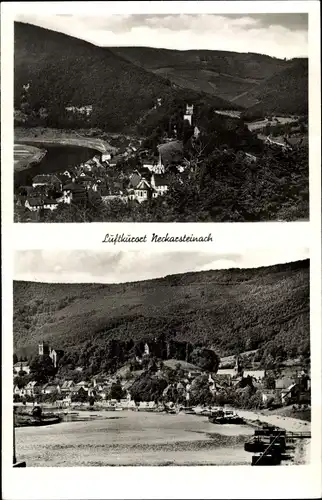 Ak Neckarsteinach in Hessen, Panorama
