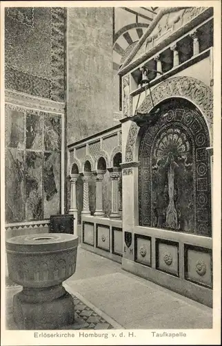 Ak Bad Homburg vor der Höhe Hessen, Erlöserkirche, Taufkapelle