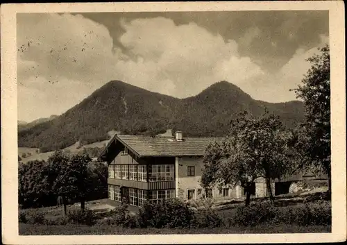 Ak Ruhpolding in Oberbayern, Merienheim mit Westernberg