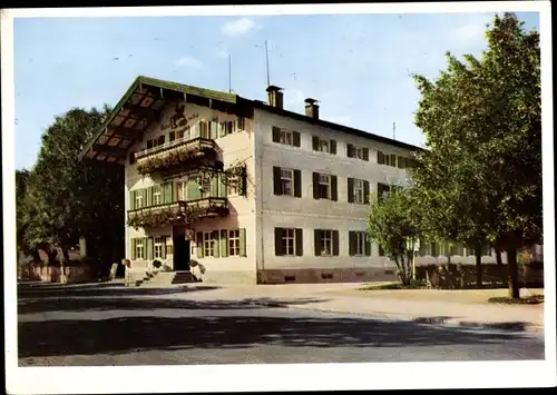 Ak Bad Wiessee, Hotel Gaststätte Zur Post, Resi Staudinger