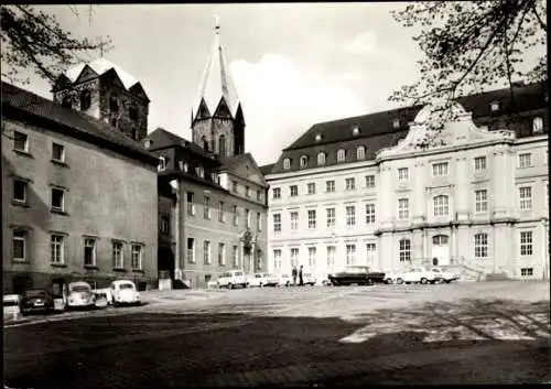 Ak Werden Essen im Ruhrgebiet, Folkwang-Hochschule mit Abtei