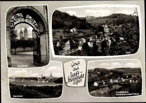 Ak Urft Kall in der Eifel, Klostertor, Kinderheim Hermann-Josef-Haus, Steinfeld