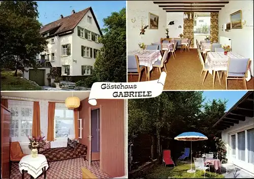 Ak Badenweiler im Schwarzwald, Gästehaus Gabriele, Inneres