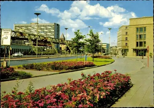 Ak Wuppertal in Nordrhein Westfalen, Schwebebahn