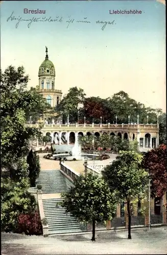 Ak Wrocław Breslau Schlesien, Liebichshöhe