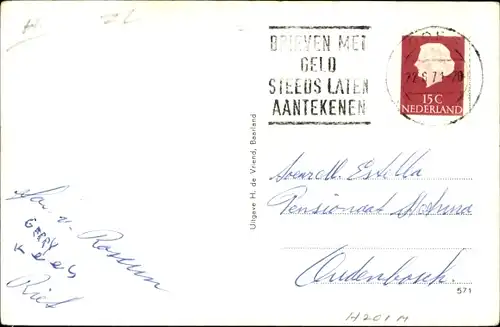 Ak Baarland Zeeland, Kirche, Teilansichten