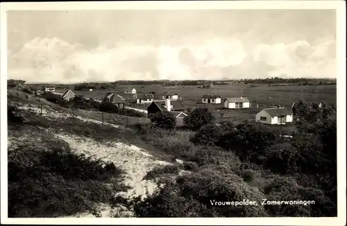 Ak Vrouwenpolder Walcheren Zeeland Niederlande, Zomerwoningen