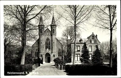 Ak Heinkenszand Zeeland, R. K. Kerk