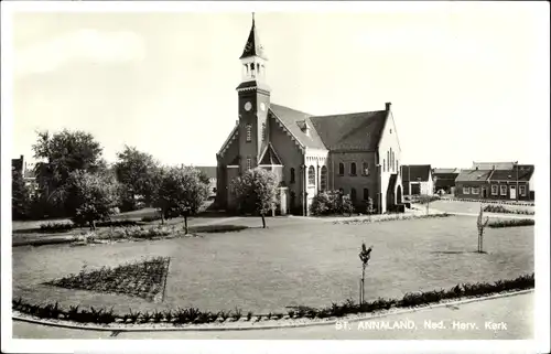 Ak Sint Annaland Zeeland Niederlande, Ned. Herv. Kerk