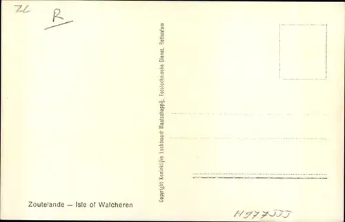 Ak Zoutelande Veere Zeeland Niederlande, Isle of Walcheren, Luftaufnahme