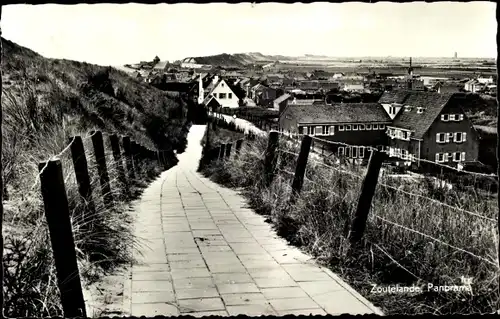 Ak Zoutelande Veere Zeeland Niederlande, Panorama, Weg
