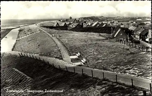 Ak Zoutelande Veere Zeeland Niederlande, Toegangen Zuiderstrand