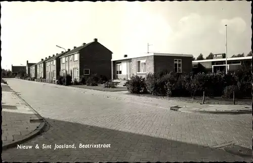 Ak Nieuw en Sint Joosland Walcheren Zeeland Niederlande, Beatrixstraat