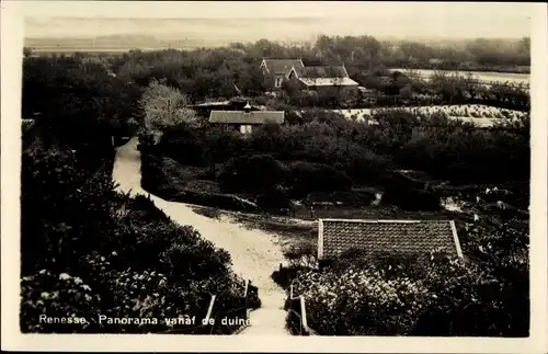 Ak Renesse Schouwen-Duiveland Zeeland, Panorama vanaf de duinen