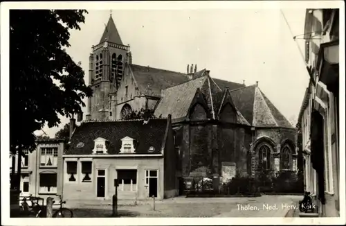 Ak Tholen Zeeland Niederlande, Ned. Herv. Kerk