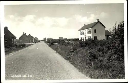 Ak Cadzand Kezand Zeeland Niederlande, Straße