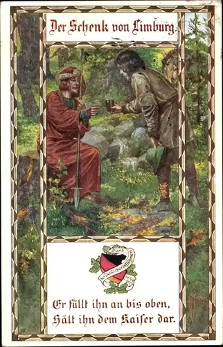 Künstler Ak Der Schenk von Limburg, Bund der Deutschen in Böhmen