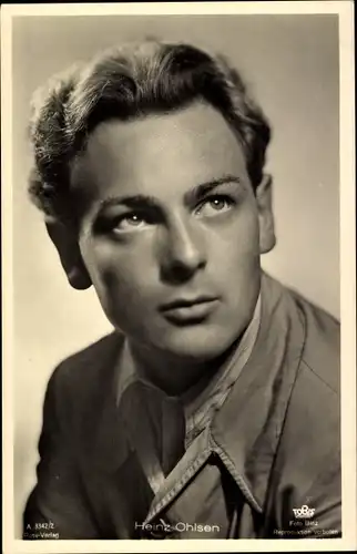 Ak Schauspieler Heinz Ohlsen, Portrait, Ross Verlag 3342/2