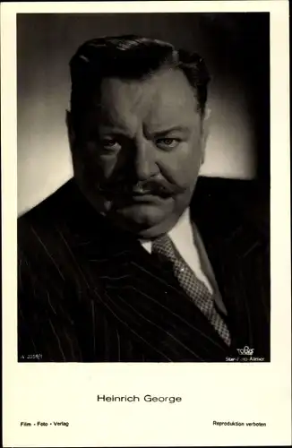 Ak Schauspieler Heinrich George, Portrait, Tobis Film