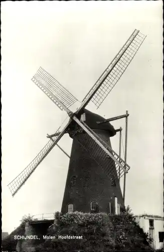 Ak Schijndel Nordbrabant Niederlande, Molen Hoofdstraat