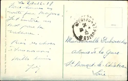 Ak Guntersblum am Rhein, Gesamtansicht