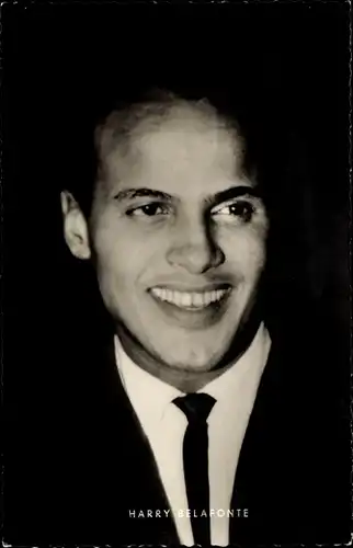 Ak Sänger Harry Belafonte, Portrait