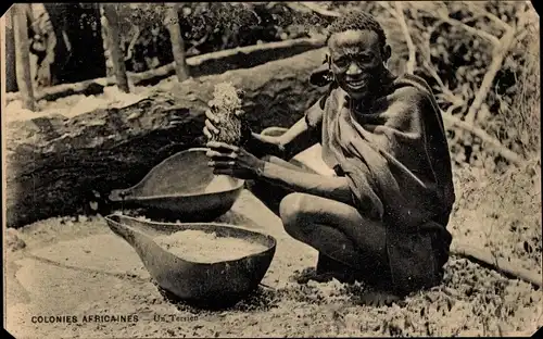 Ak Colonies Africaines, Preparation de la Biere de Canne a Sucre