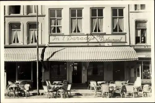 Ak 's Hertogenbosch Den Bosch Nordbrabant Niederlande, Cafe Restaurant In 't Paradijs, Markt 32