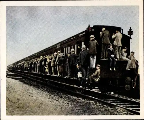 Sammelbild Die Nachkriegszeit Nr. 50 Febr. 1922 Generalstreik der Eisenbahner