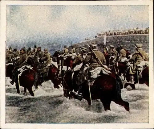 Sammelbild Nachkriegszeit Nr. 56 Aug. 1922 Griechisch Türkischer Krieg, Flucht d. griech. Kavallerie