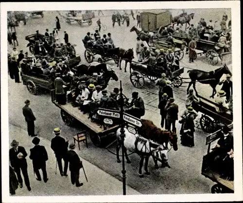 Sammelbild Nachkriegszeit Nr. 54 Juni 1922 Neue Generalstreiks, Verkehrsstreik, Potsdamer Platz