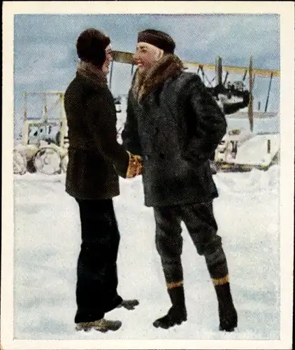 Sammelbild Nachkriegszeit Nr. 102 Juni 1926 Wettlauf zum Nordpol, Polflieger Byrd, Amundsen, Alaska