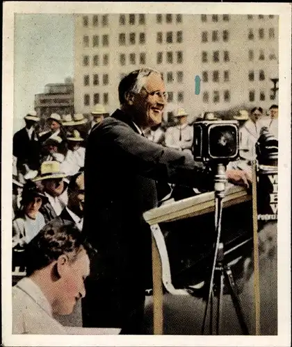 Sammelbild Nachkriegszeit Nr. 202 Nov. 1932 Roosevelt wird Präsident der USA