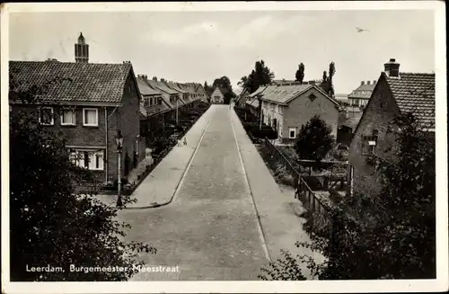 Ak Leerdam Südholland, Burgmeester Meesstraat