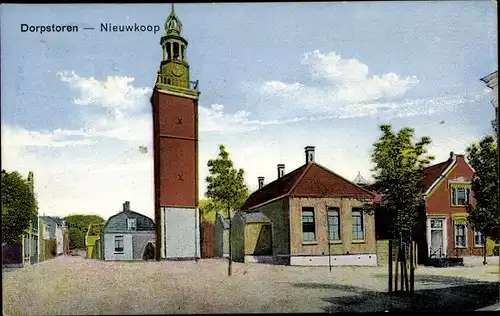 Ak Nieuwkoop Südholland Niederlande, Dorpstoren