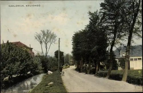 Ak Naaldwijk Südholland, Kruisweg