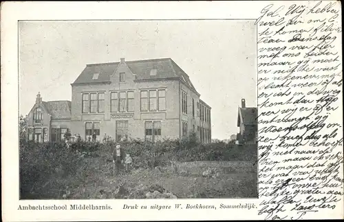 Ak Middelharnis Südholland, Ambachtsschool