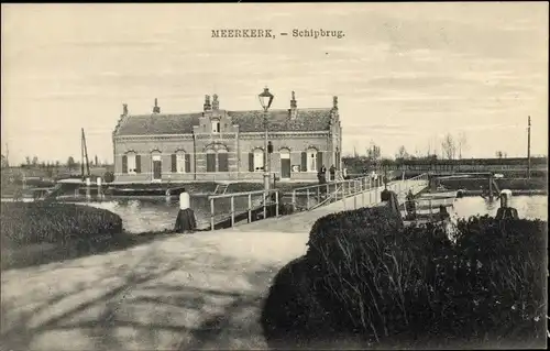 Ak Meerkerk Südholland, Schipbrug