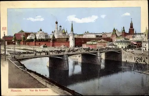 Ak Moskau Russland, Kreml, Gesamtansicht