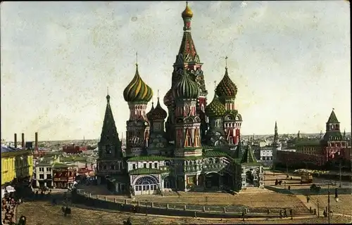 Ak Moskau Russland, Basilius Kathedrale