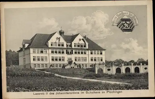 Ak Plochingen am Neckar, Lazarett II des Johanniterordens im Schulhaus